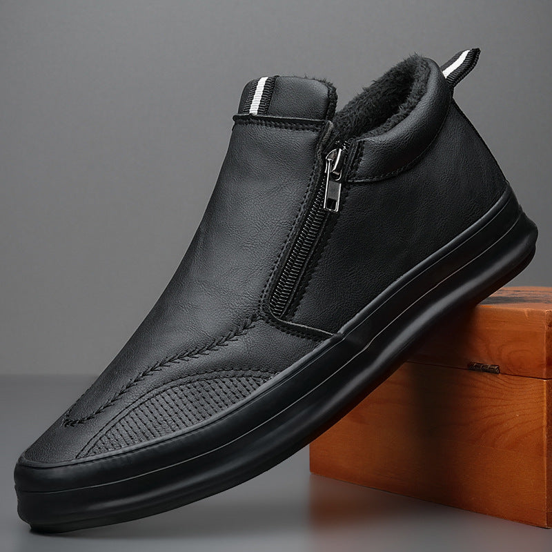 LuxeWalkers - Premium Winter Zip Boots