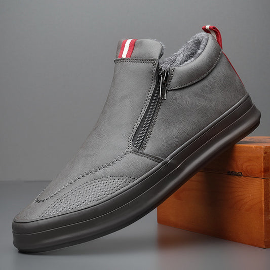 LuxeWalkers - Premium Winter Zip Boots